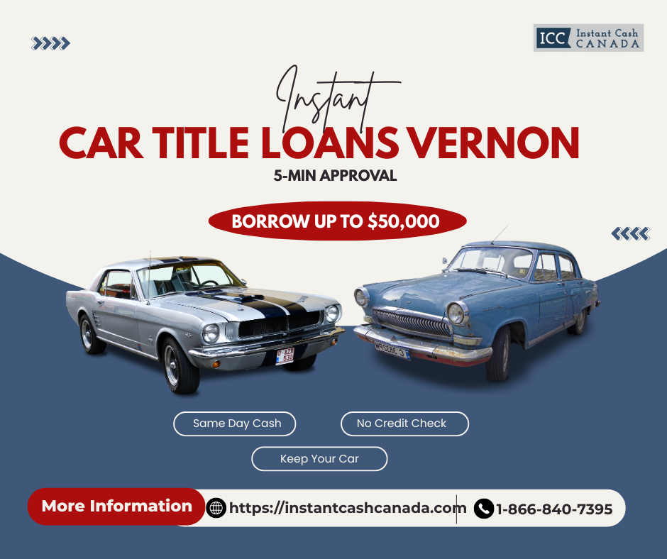 #1 Same-Day Car Title Loans Vernon | 5-Min Approval