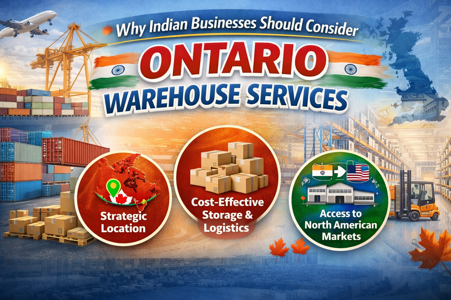 Why Indian Businesses Should Consider Ontario Warehouse Services