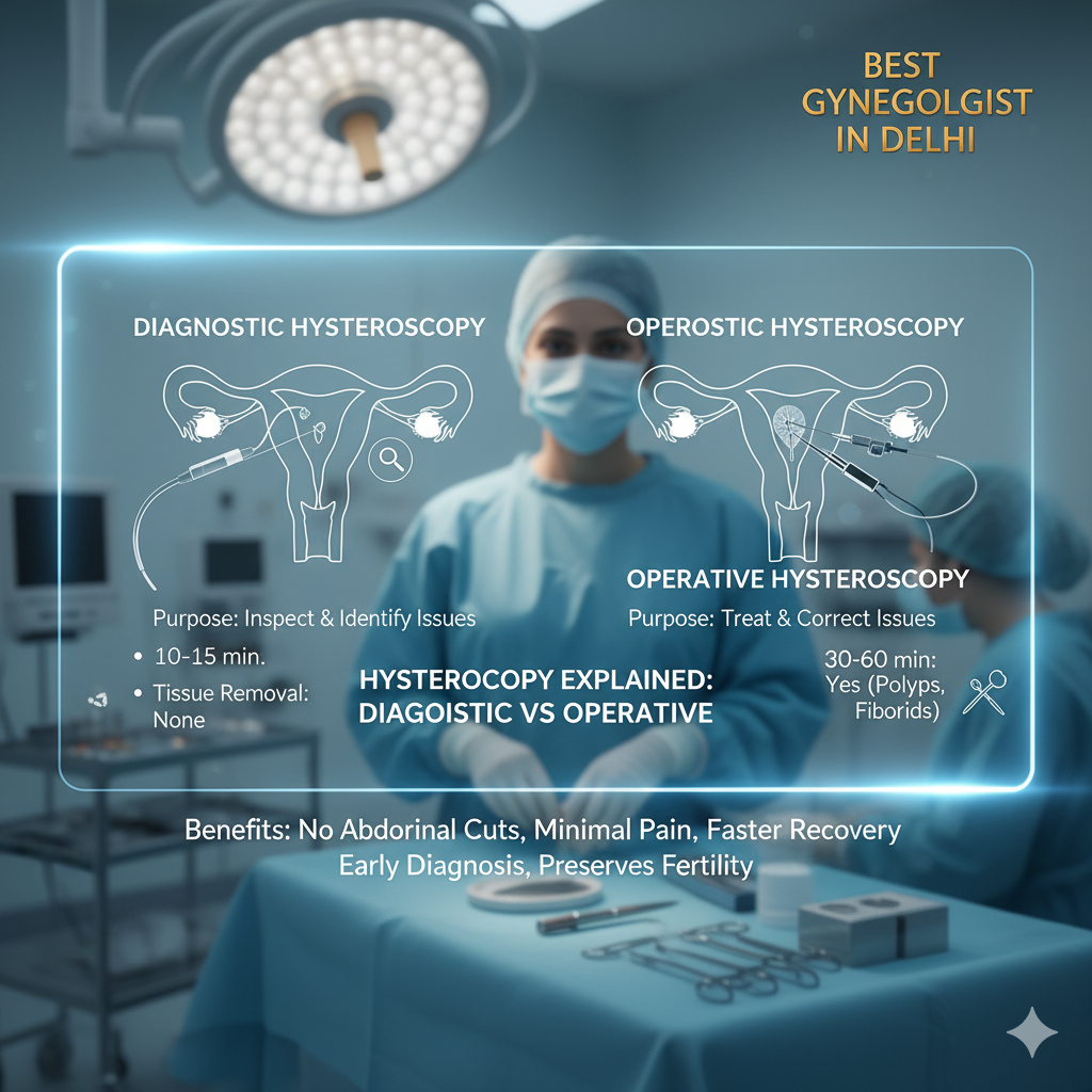 Hysteroscopy Explained: Difference Between Diagnostic and Operative Procedures
