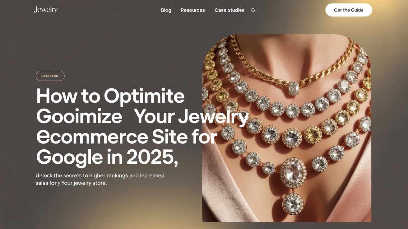 How to Optimize Your Jewelry eCommerce Site for Google in 2025