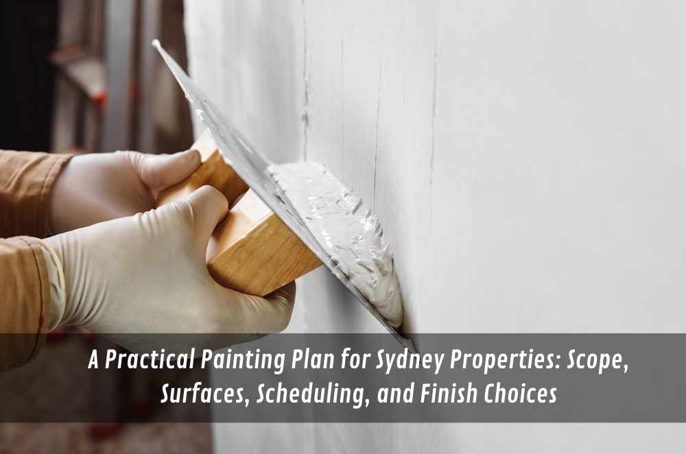 A Practical Painting Plan for Sydney Properties: Scope, Surfaces, Scheduling, and Finish Choices