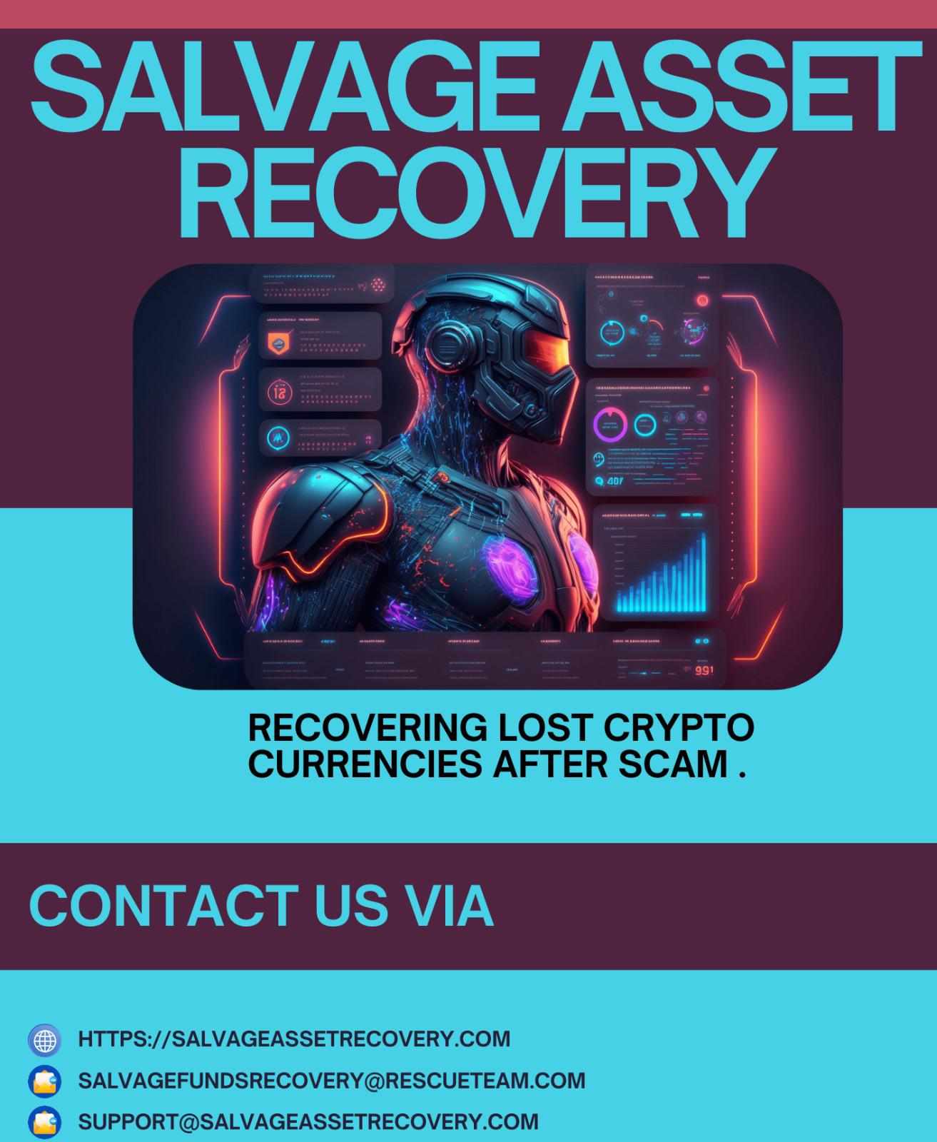BTC & NFT RESTORATION, GET EXPERT HELP FROM =SALVAGE ASSET RECOVERY