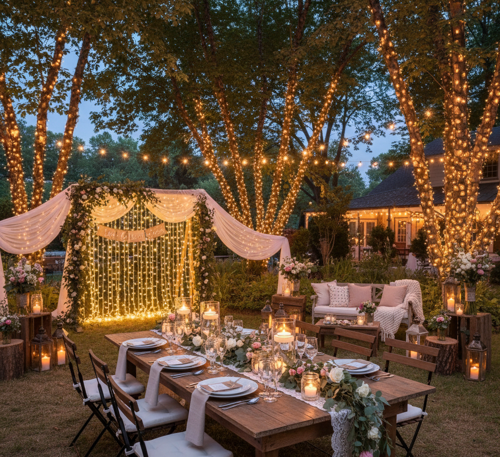 Decor Ideas That Make Outdoor Party Venues in NJ Feel Rustic & Romantic