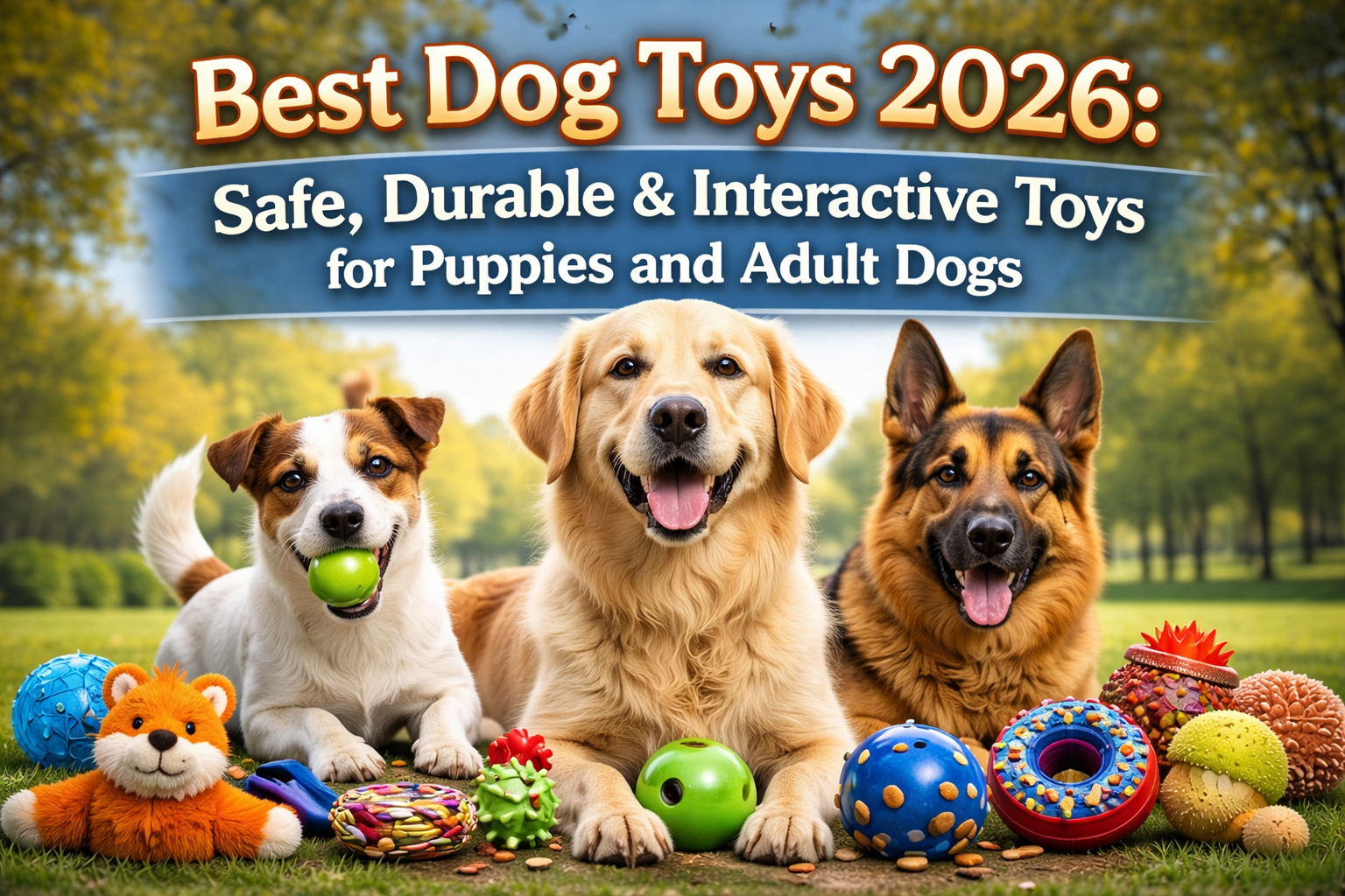 Best Dog Toys 2026: Safe, Durable & Interactive Toys for Puppies and Adult Dogs