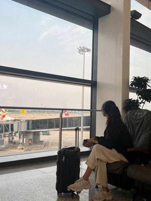 She reached Mumbai