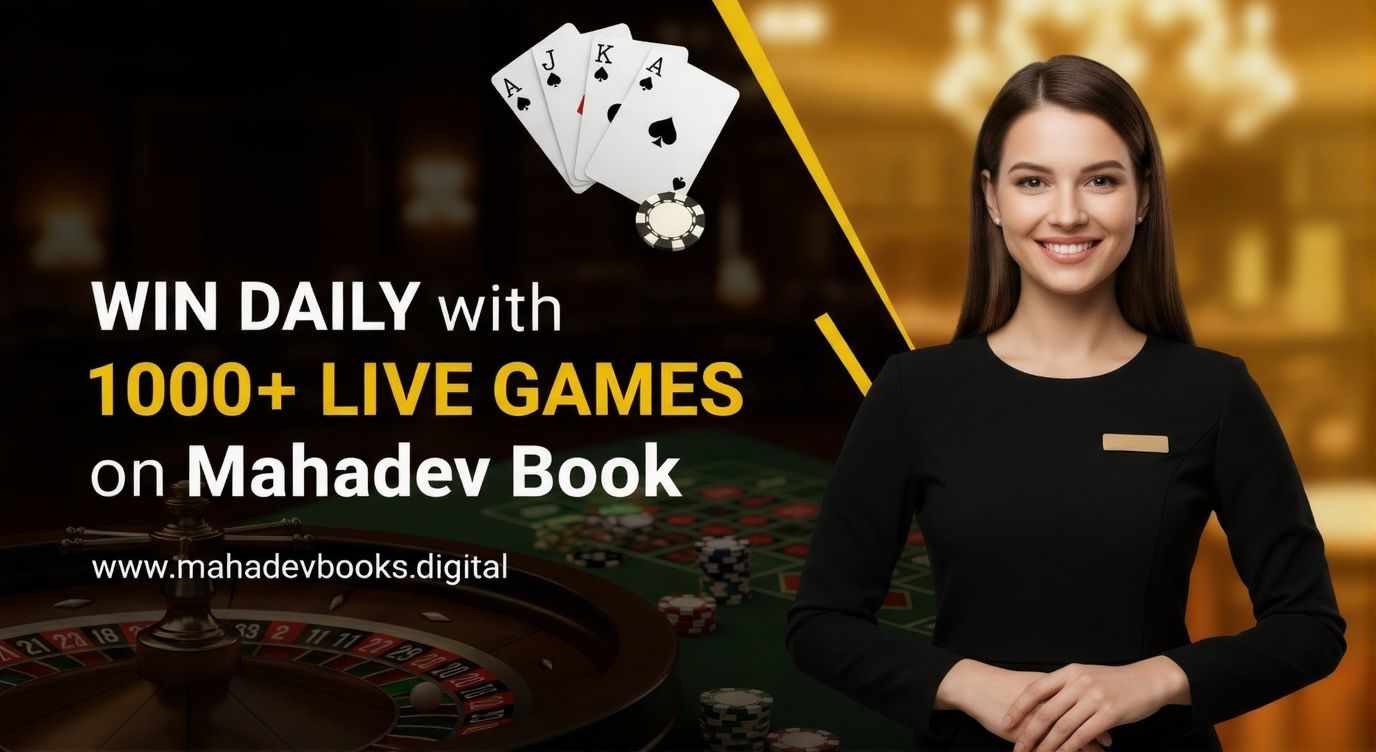 Win Daily with 1000+ Live Games on Mahadev Book