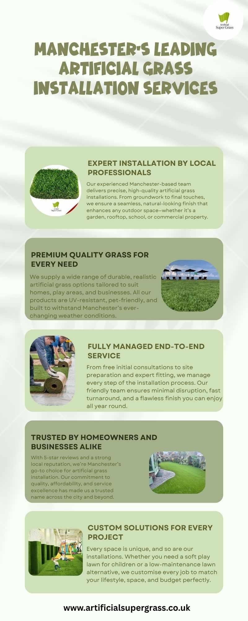Manchester’s Leading Artificial Grass Installation Services