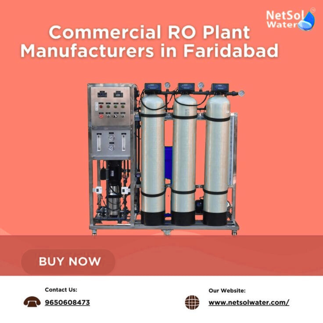 Top 10 commercial RO plant manufacturers in Faridabad