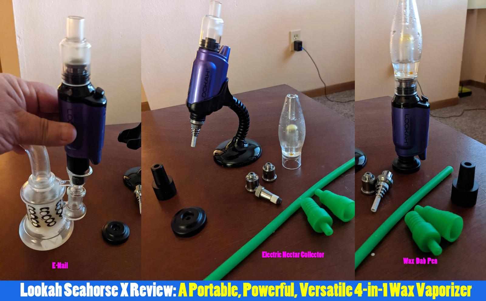 Lookah Seahorse X Review: A Portable, Powerful, Versatile 4-in-1 Wax Vaporizer