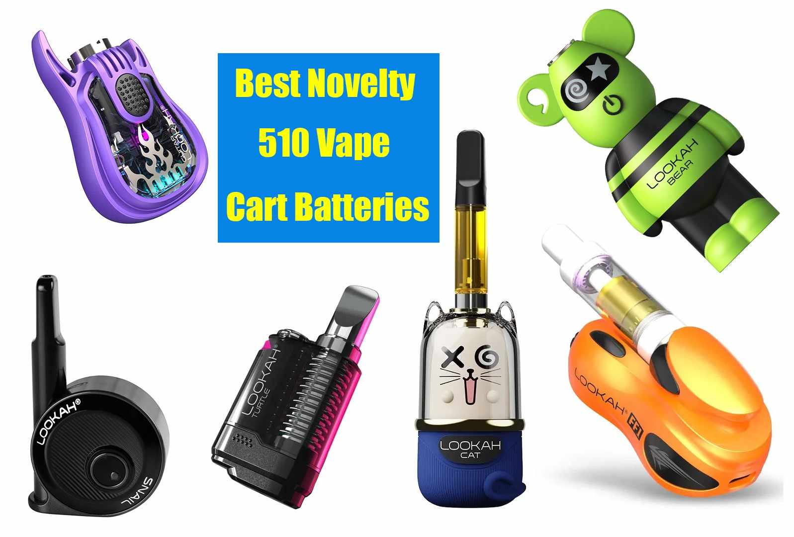 Best Novelty 510 Vape Cart Batteries of 2026: Fun, Cute, Sleek, Cool, Unique