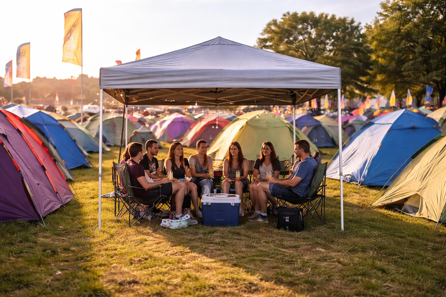 Taking a Pop Up Gazebo to a UK Festival? Rules, Tips & Survival Guide