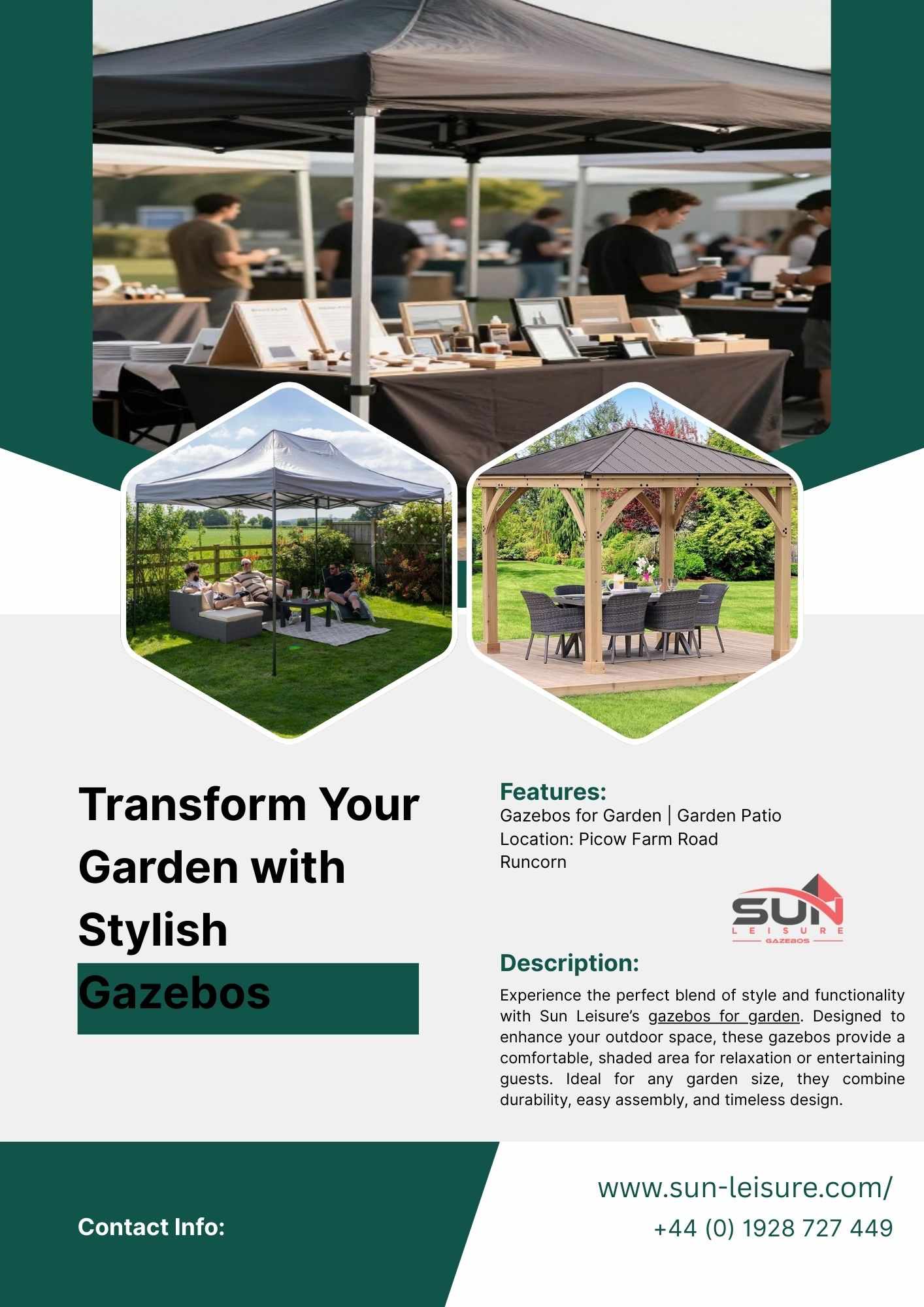 Garden Pop Up Gazebos vs Permanent Structures