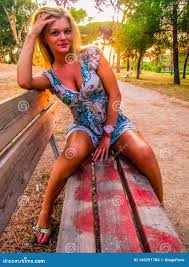 Marie comes hard in the park with a younger man