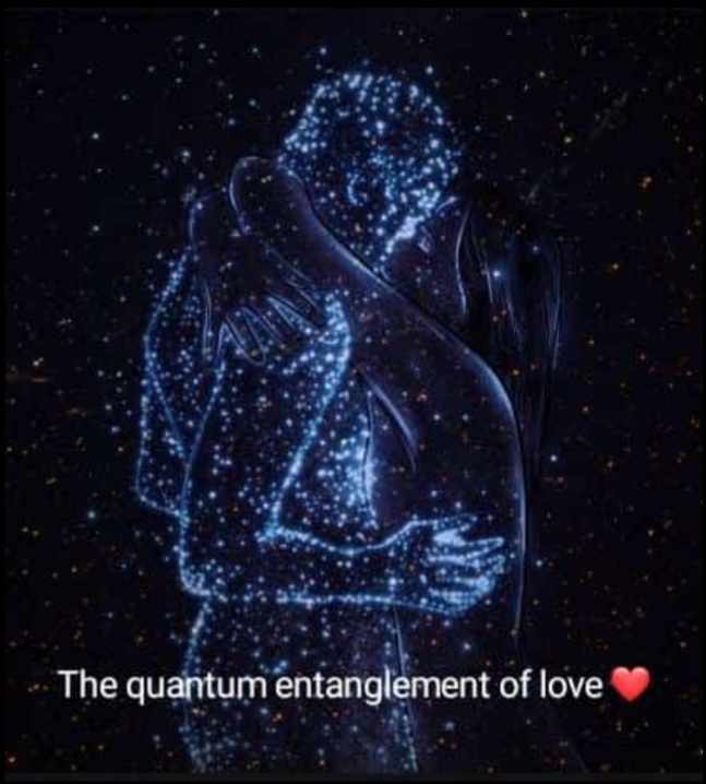 The quantum entanglement of love ❤