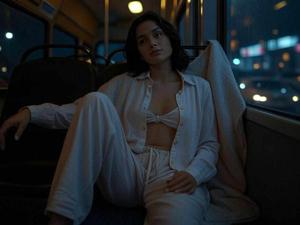 The Bus Journey - Part 4: Climax Under the Shawl