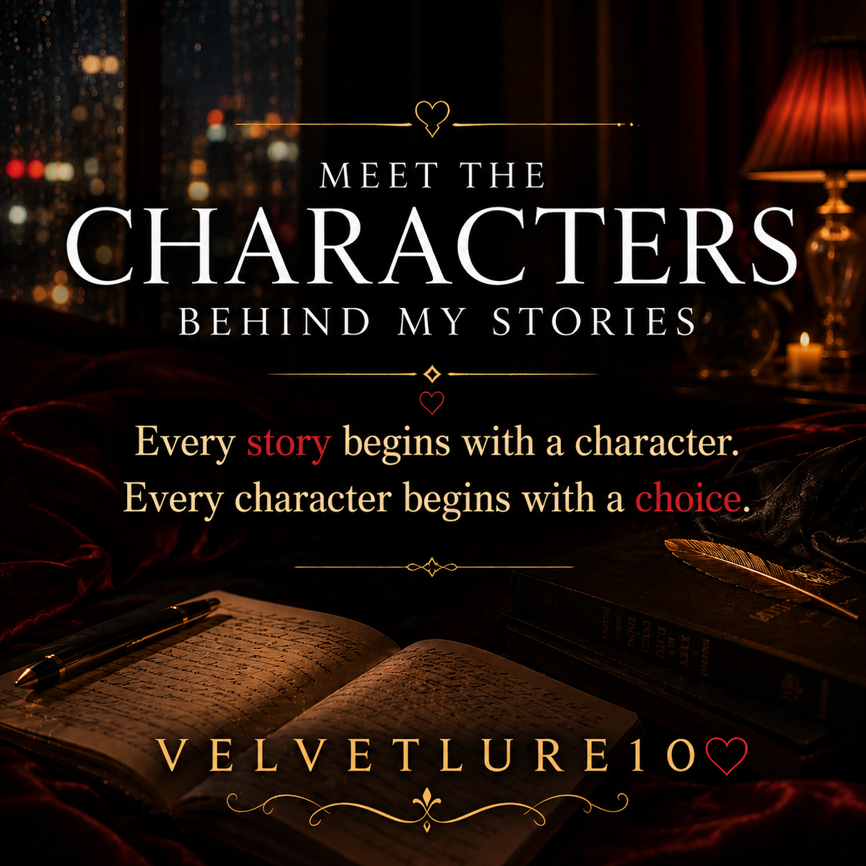 Meet the Characters Behind My Stories