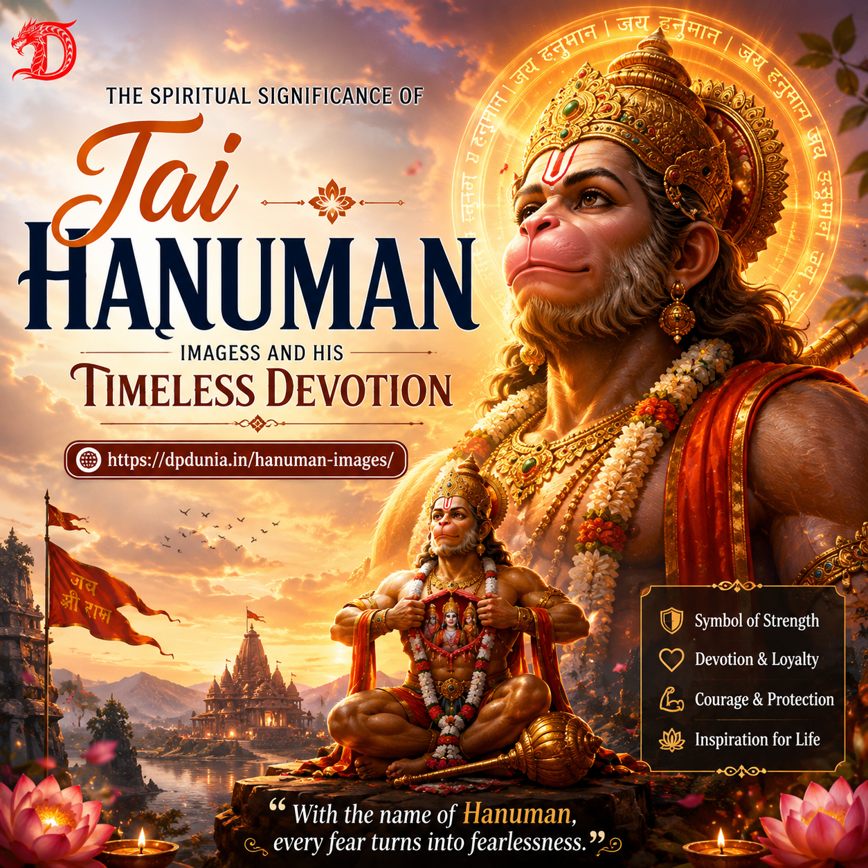 The spiritual significance of jai Hanuman images and his timeless devotion