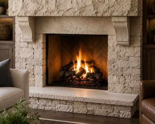 Stone Fireplace Mantel Styles That Elevate Modern Homes