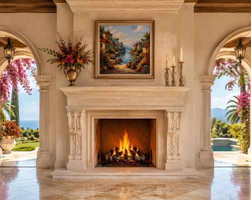 Refresh Modern Homes Using Luxury Cast Stone Fireplace