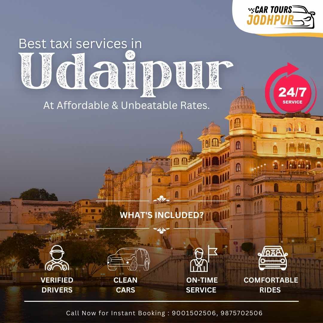Best Taxi Services in Udaipur | Car Tours Jodhpur 24/7 Service