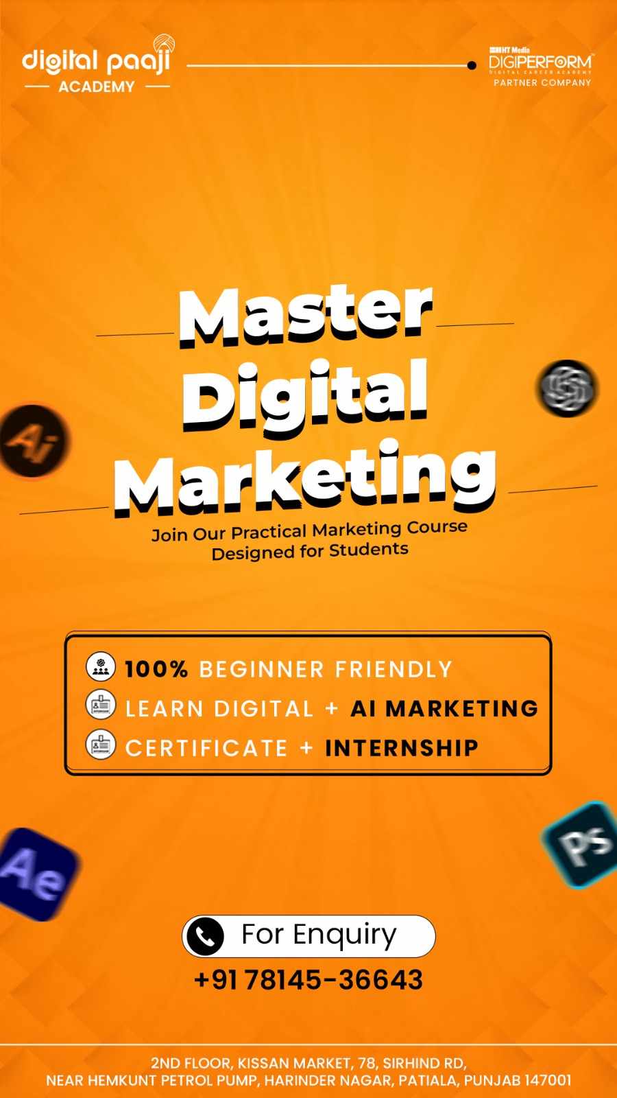 Unlock Your Digital Future with the Best Digital Marketing Academy in Patiala