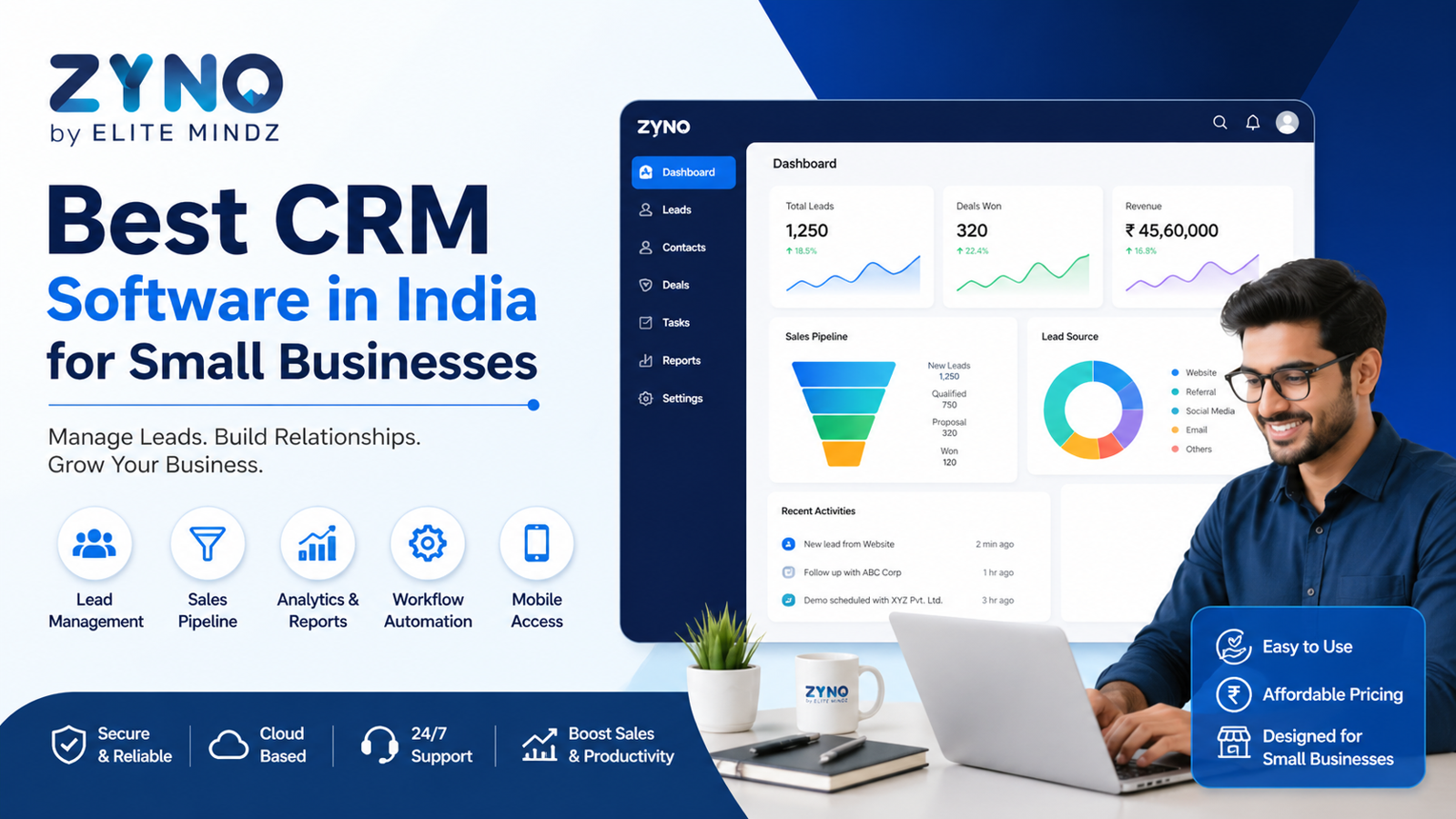 Best CRM Software in India for Small Businesses