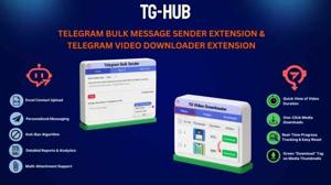 TG Hub Telegram bulk messaging and video downloads