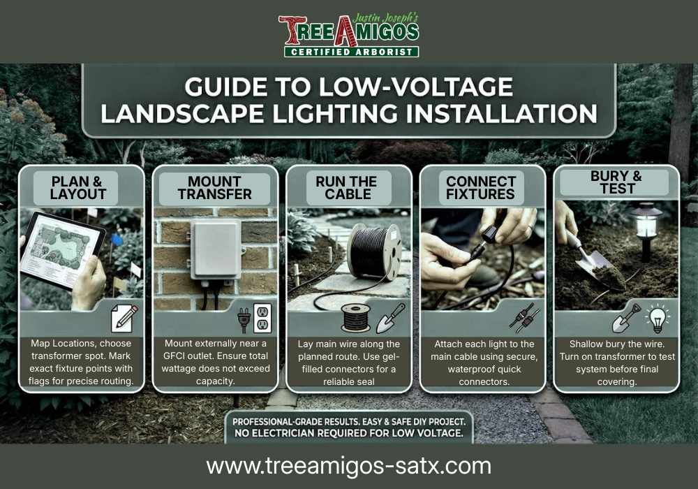 Guide to Install Low Voltage Landscape Lighting