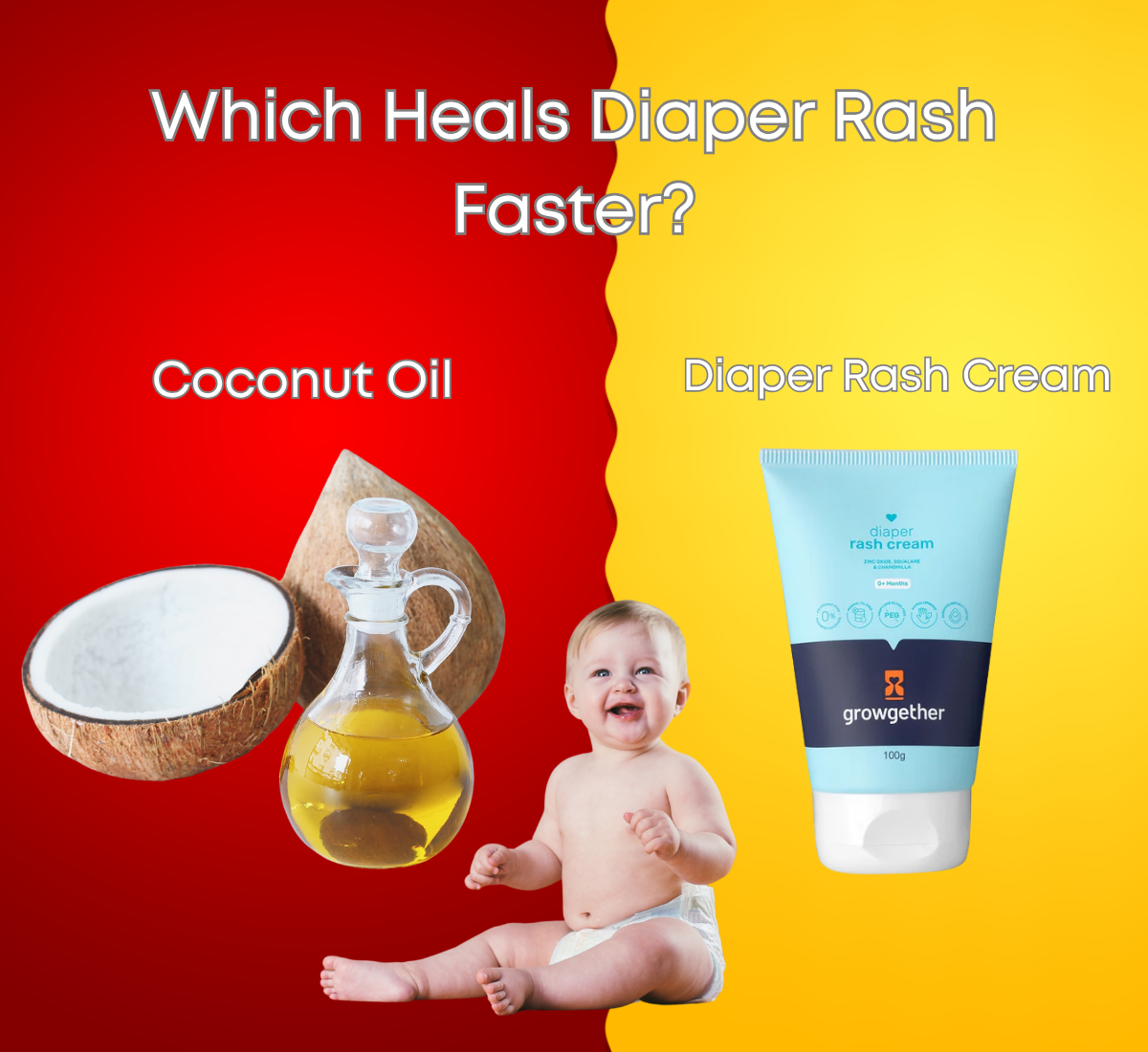 Coconut Oil vs Diaper Rash Cream: Which Heals Diaper Rash Faster?