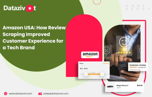 Amazon USA | How Review Scraping Boosted Tech Brand CX