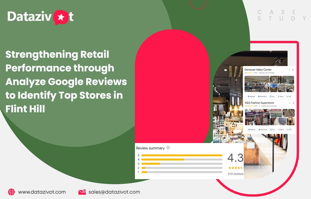 Analyze Google Reviews to Identify Top Stores in Flint Hill