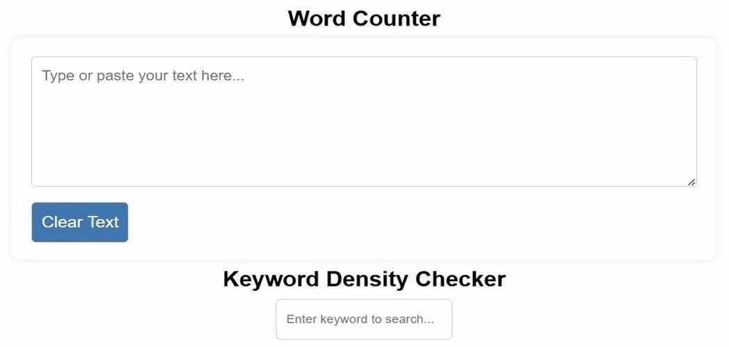 Word Count Checker