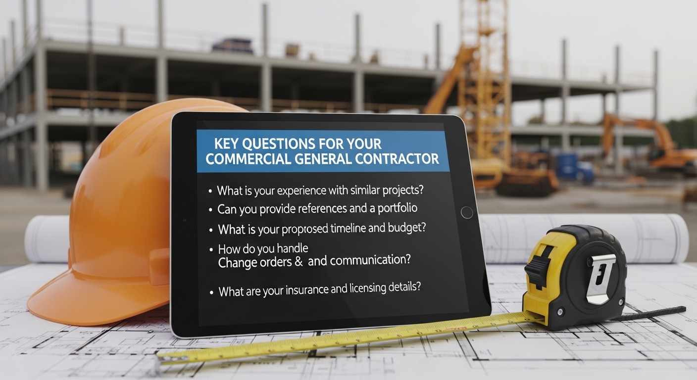 Questions to Ask Before Hiring a General Contractor for Your Commercial Construction Project!
