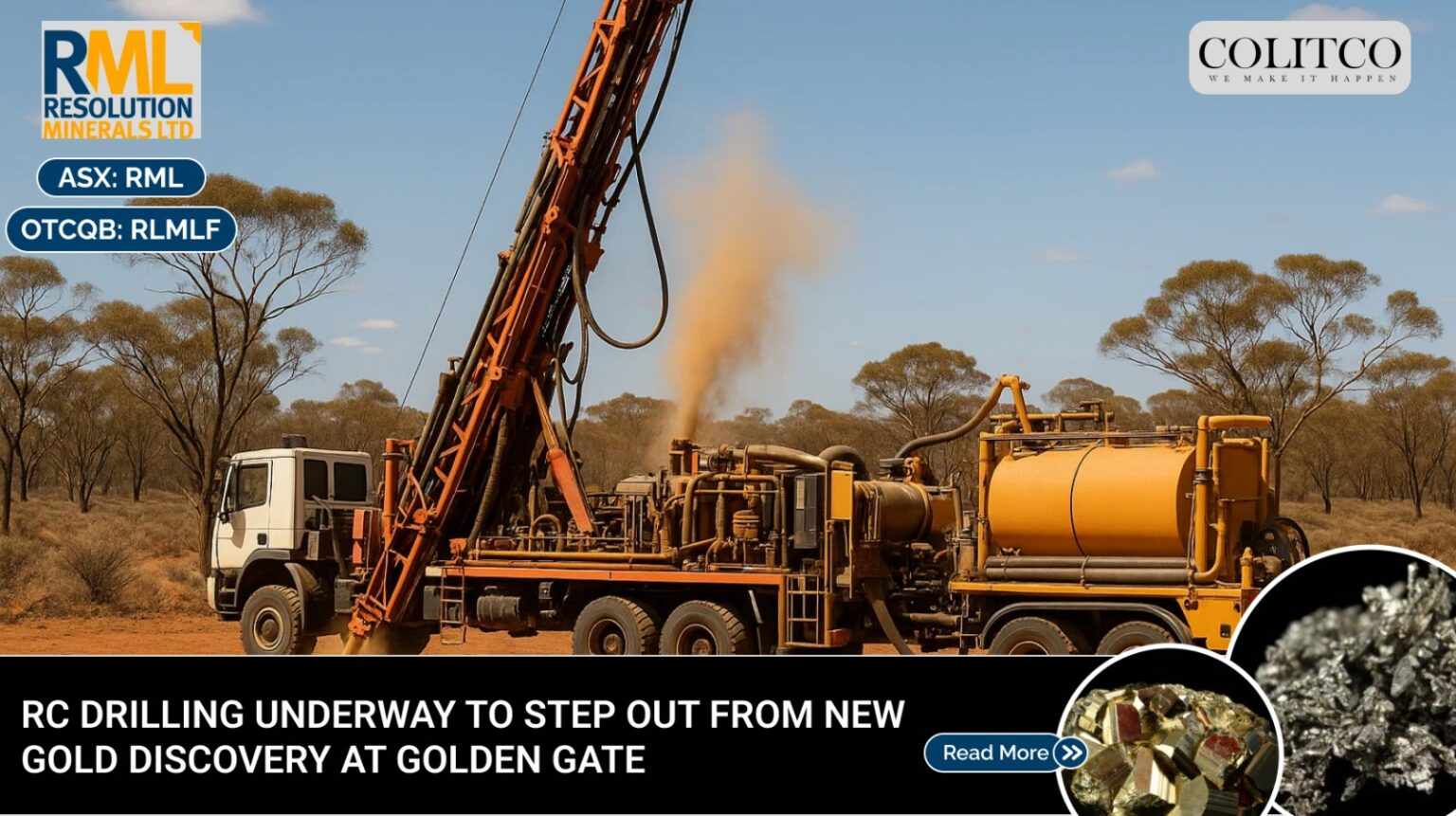 Resolution Minerals Accelerates RC Drilling at Golden Gate to Expand New Gold Discovery