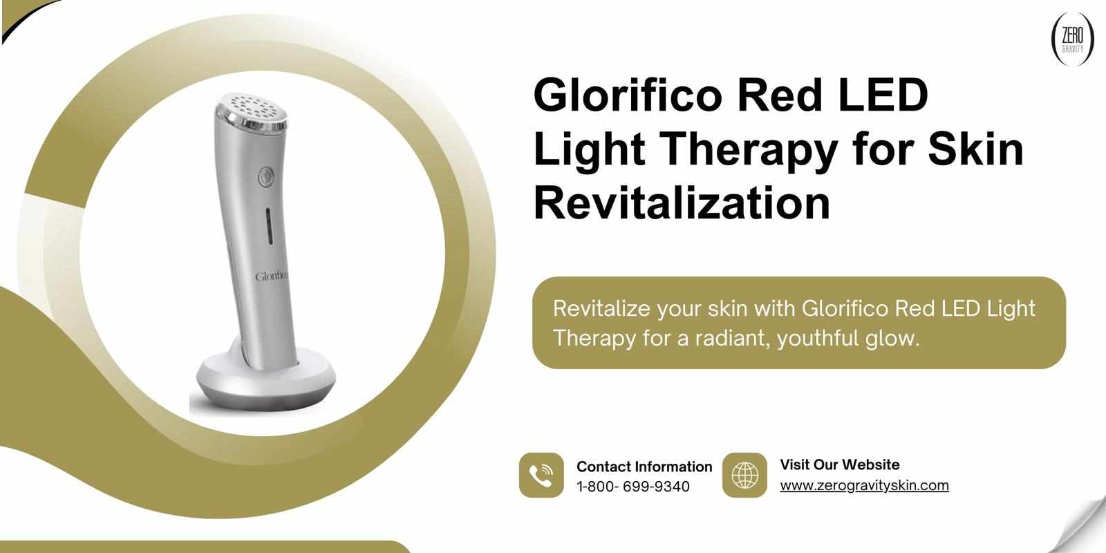Glorifico Red LED Light Therapy for Skin Revitalization