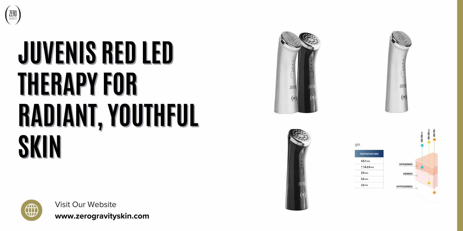 Juvenis Red LED Therapy for Firm, Smooth Youthful Skin