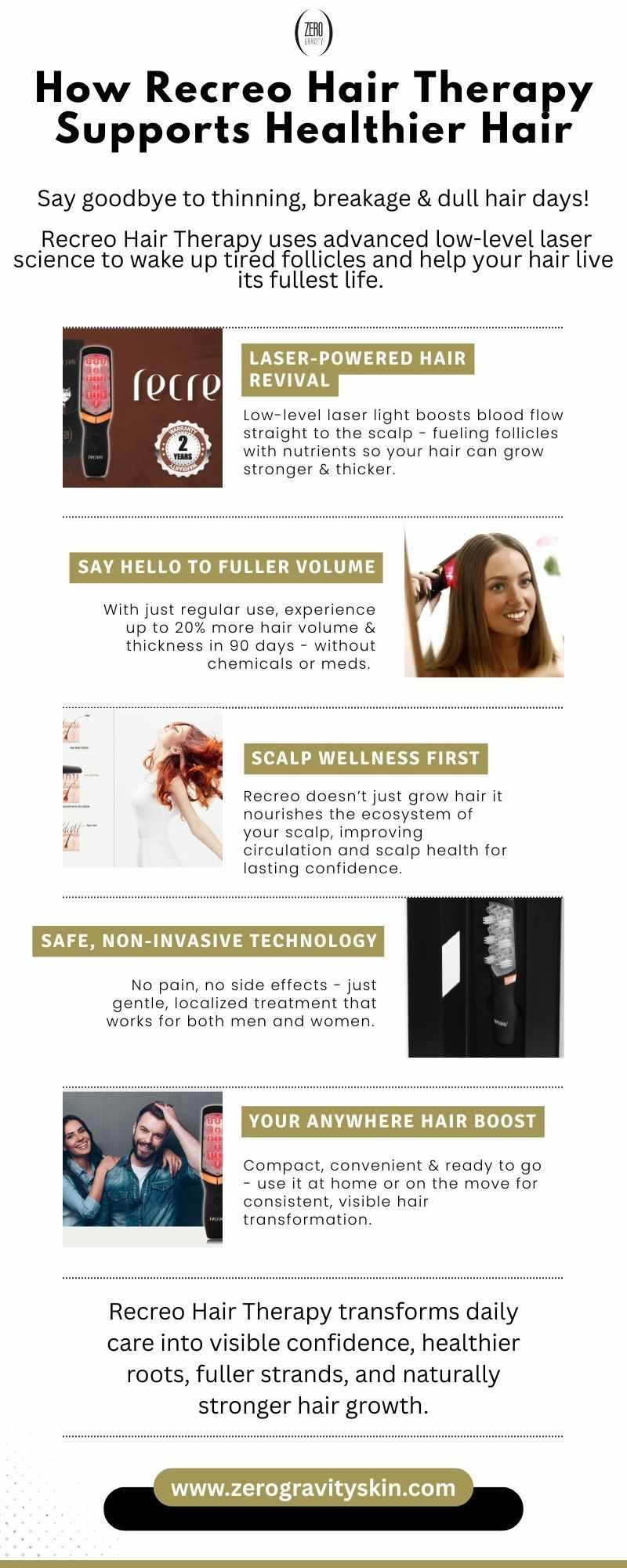 How Recreo Hair Therapy Device Supports Healthier Hair