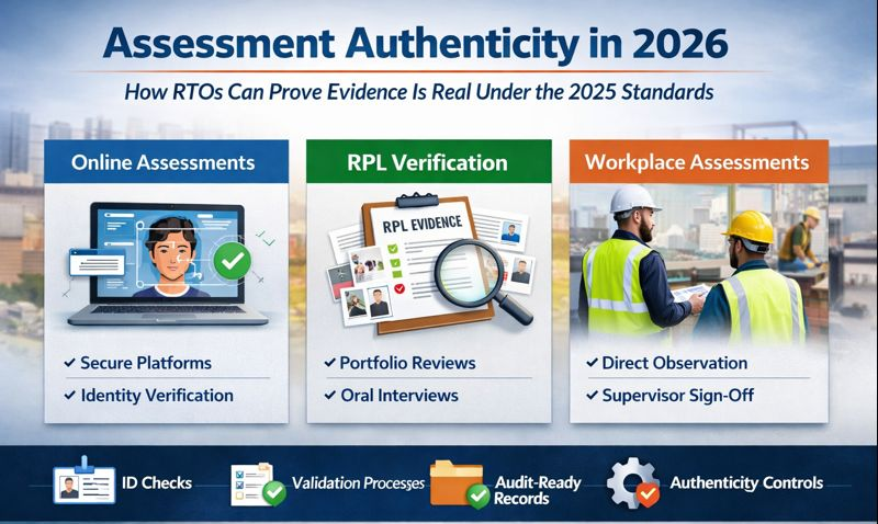 Assessment Authenticity in 2026: How RTOs Can Prove Evidence Is Real (Online, RPL & Workplace) Under the 2025 Standards