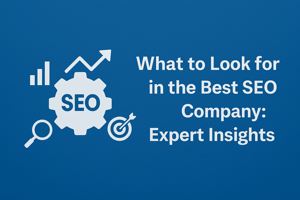 What to Look for in the Best SEO Company: Expert Insights