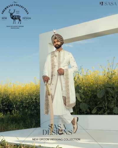 Designer Sherwani for Groom: The Ultimate Wedding Look by SASA STYLE