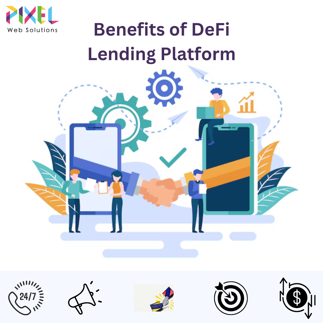 Empower Digital Lending with DeFi Lending Platform Development Services by Pixel Web Solutions