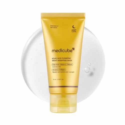 Wake Up to Brighter, Softer Skin With Medicube Kojic Acid Turmeric Night Wrapping Mask