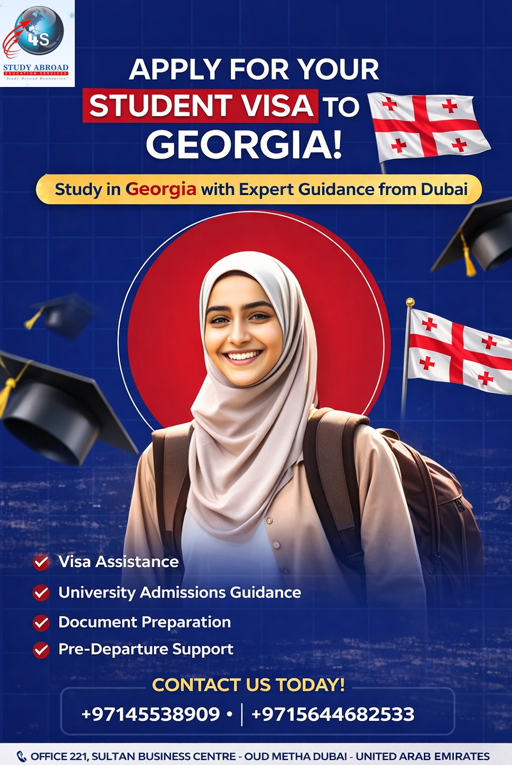 Apply for Study Visa for Georgia – Enquire Now with Experts