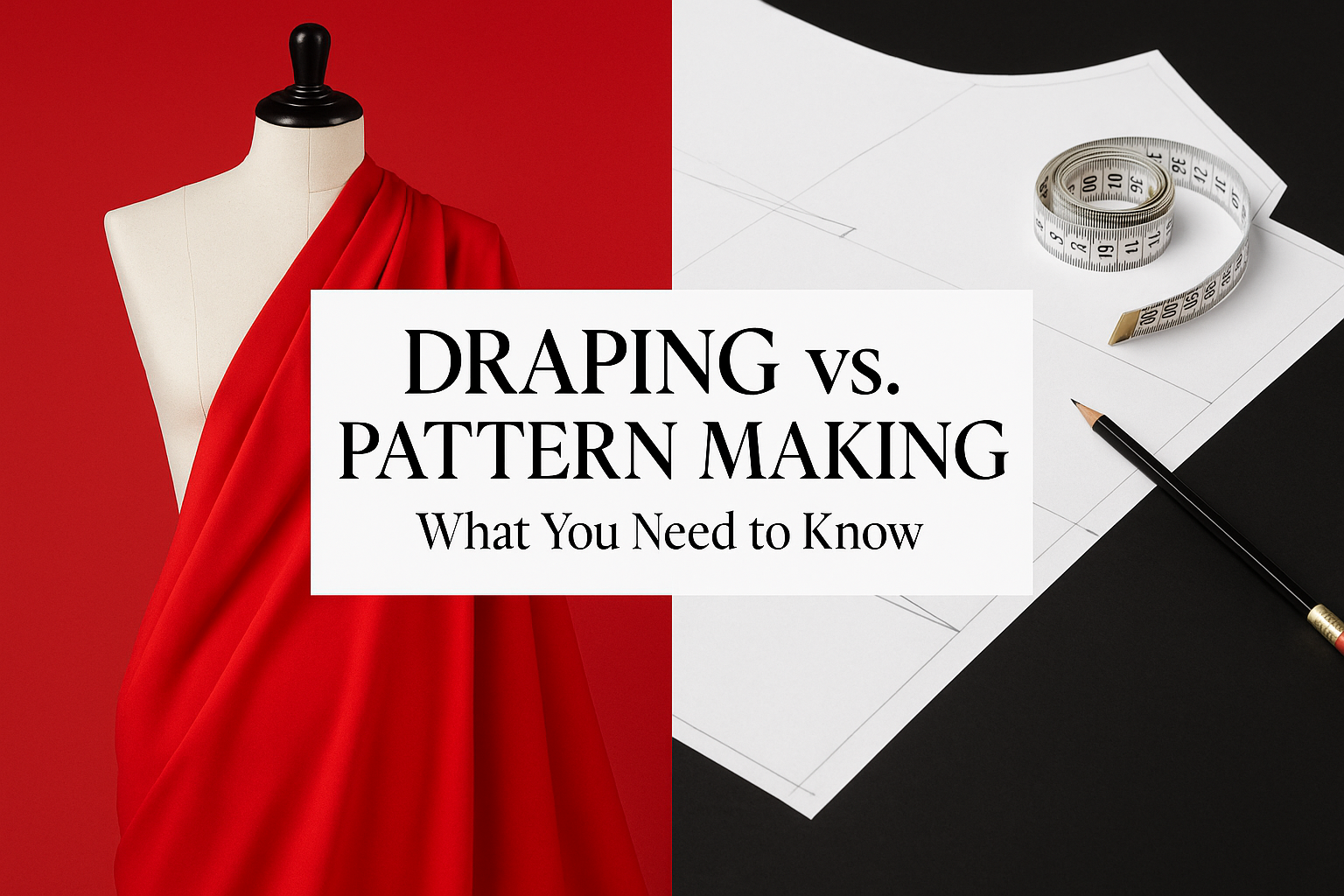 Draping vs. Pattern Making: What You Need to Know