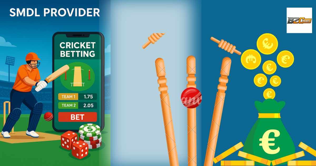 What is an SMDL provider in cricket betting?