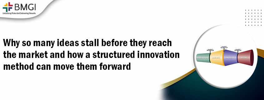 Why so many ideas stall before they reach the market and how a structured innovation method can move them forward