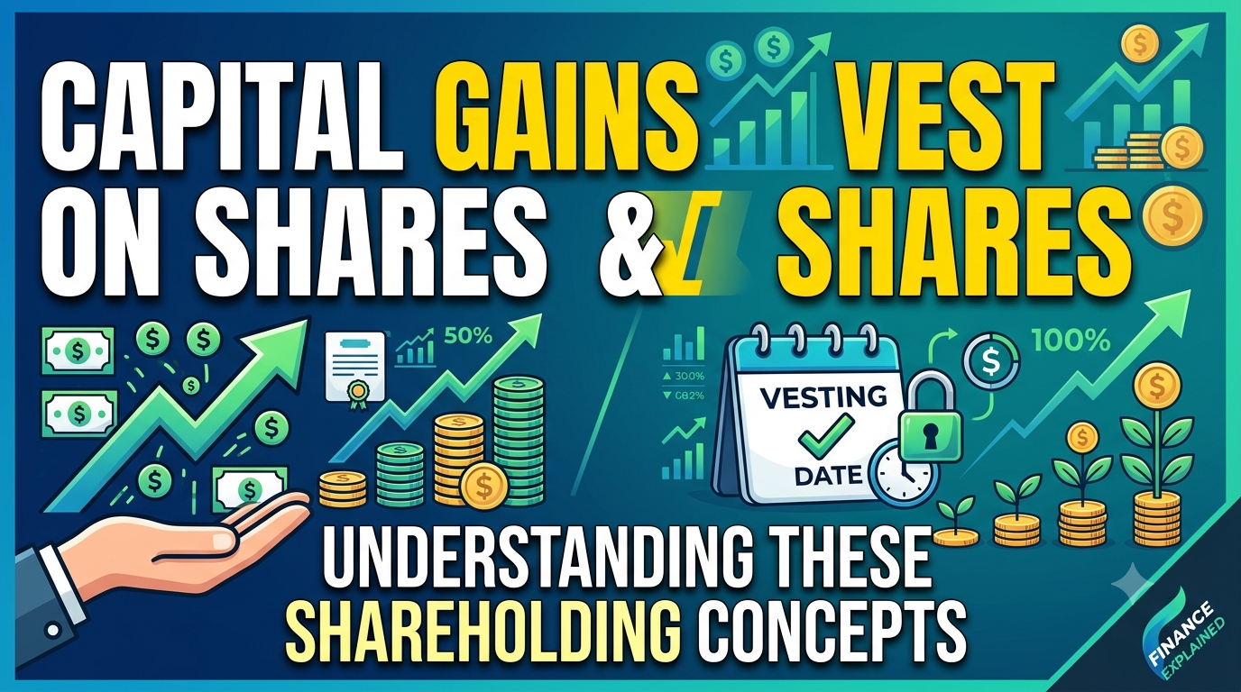 Capital Gains on Shares and Vested Shares: Understanding These Shareholding Concepts