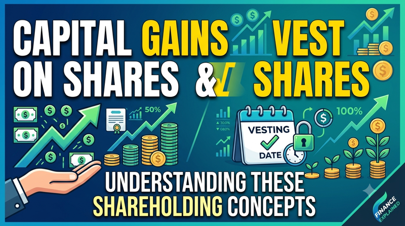 Capital Gains on Shares and Vested Shares: Understanding These Shareholding Concepts