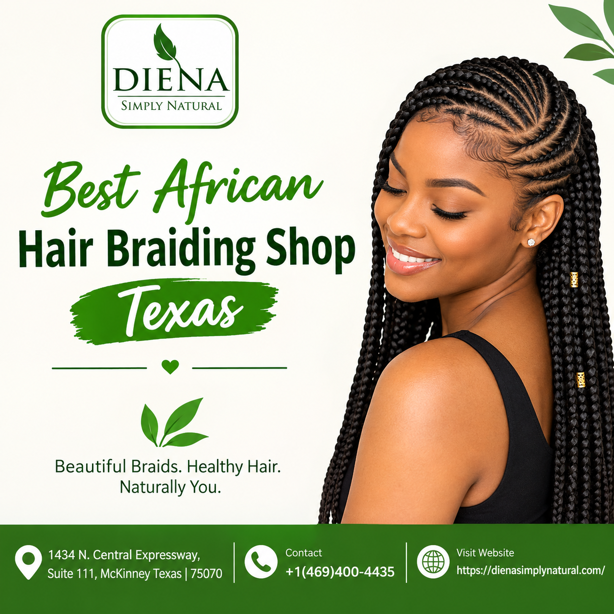 DienaSimplyNatural: Best African Hair Braiding Shop Texas for Protective Styles