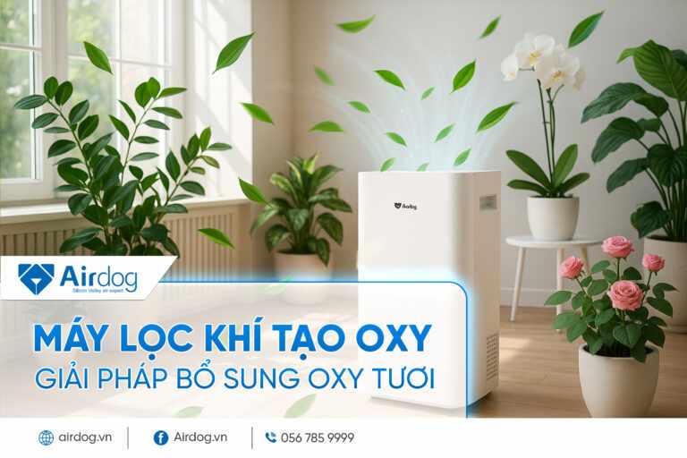 Máy lọc không khí tạo oxy giải pháp cho sức khỏe